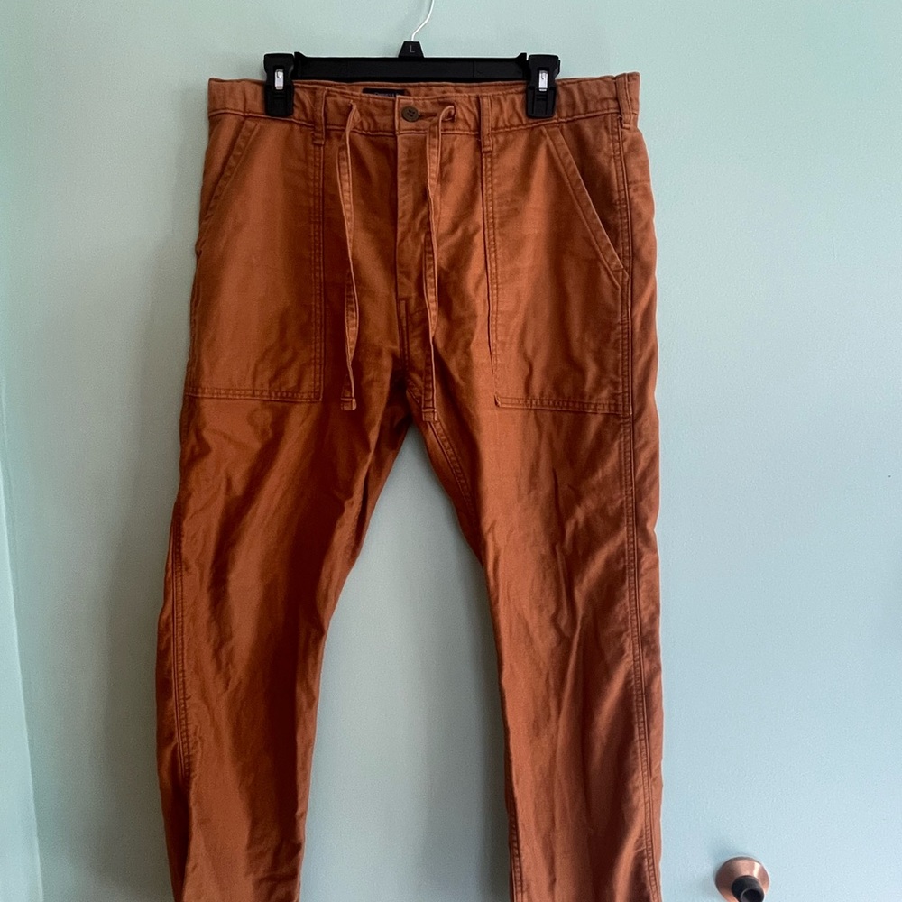 Levi's Men's Rust Orange Drawstring Chinos